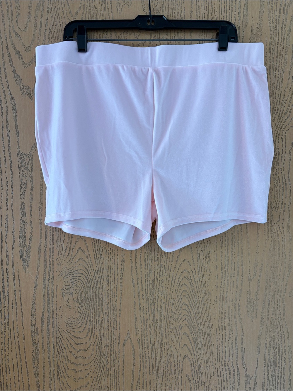 Women's Light Pink Sleep Boy Shorts - Comfortable Lounge Pajama Bottoms